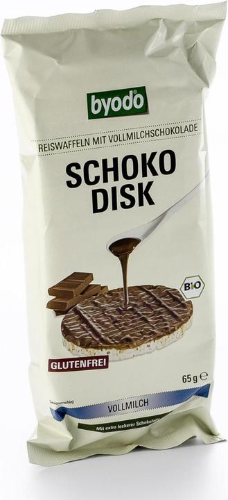 Produktbild Byodo Snack Bio Reiswaffeln Vollmilch-Schokolade glutenfrei 65 g (65 g)