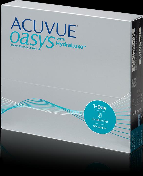 Produktbild Acuvue Oasys with Hydraluxe (90 Stück, Tageslinse, Sphärisch)