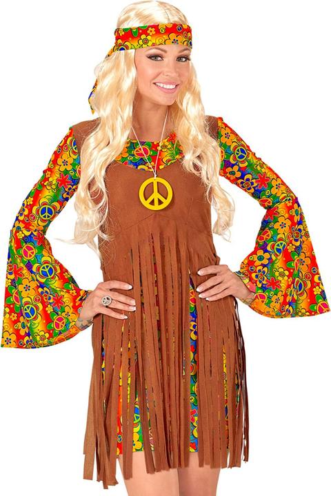 Actual product image Widmann Costume Hippie Girl: Flower Power Outfit (L)