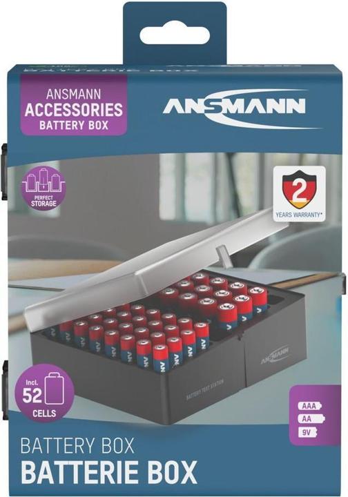 Actual product image Ansmann Alkaline battery Micro AAA / LR03 & Mignon AA / LR6 box of 52 (52 pcs., AA, AAA)