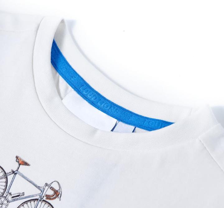 Produktbild VidaXL Kinder-T-Shirt Ecru 104,Material: 100 % Baumwolle,Farbe (104)