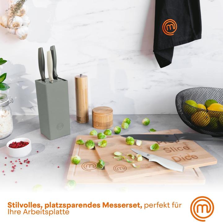 Actual product image Masterchef 6-piece knife block set
