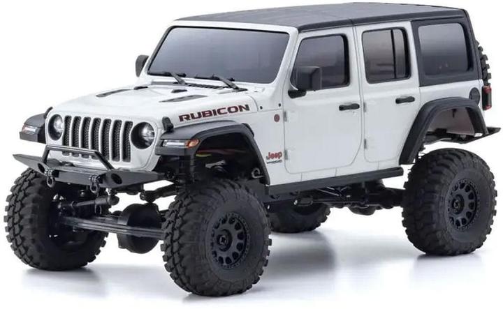 Immagine prodotto Kyosho Scala Crawler Mini-Z Jeep Wrangler Rubicon White ARTR, 1:24 (RTR pronto all'uso)