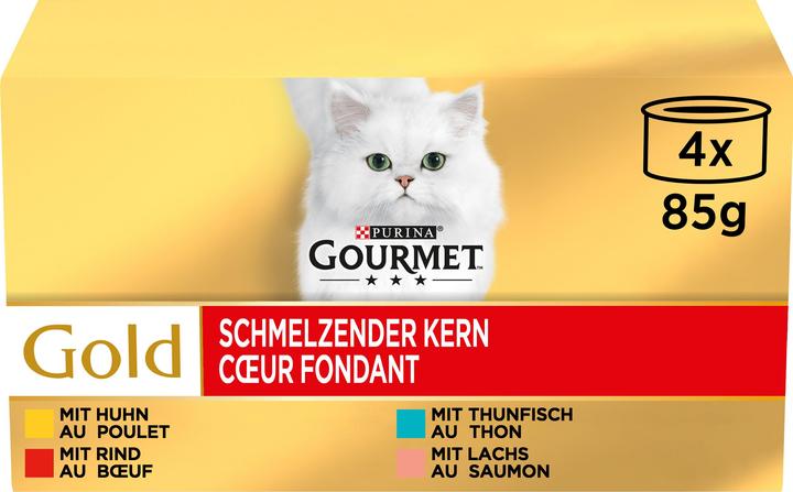 Gourmet Schmelzender Kern (Adult, 4 Stk., 400 g)