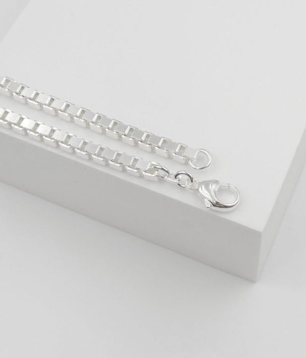 Immagine prodotto Muau Veneziano (925, Satinato, Argento lucido, 55 cm)