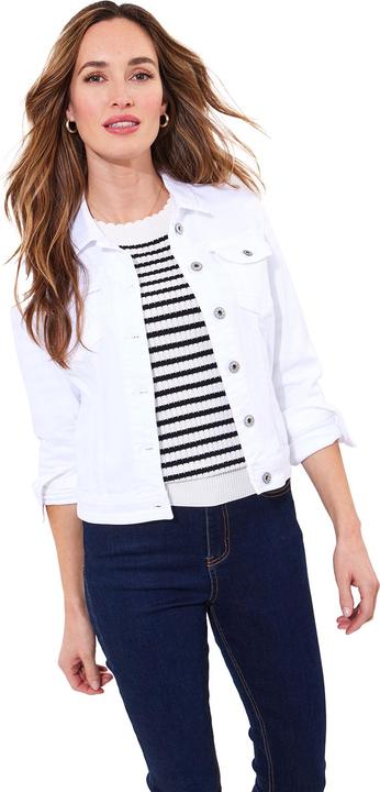 Actual product image Joe Browns BOUTIQUE Embellished Wing Denim Jacket (40)