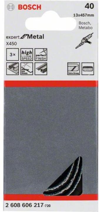 Immagine prodotto Bosch Professional Zubehör Nastro abrasivo grana 40 (L x W) (40)