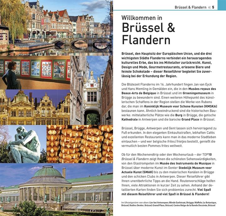 Image du produit TOP10 Reiseführer Brüssel & Flandern (Allemand, DK Verlag Voyage, 2024)