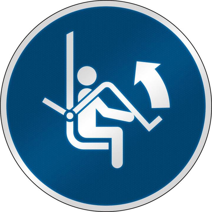 Actual product image Brady ISO Safety Sign - Open safety