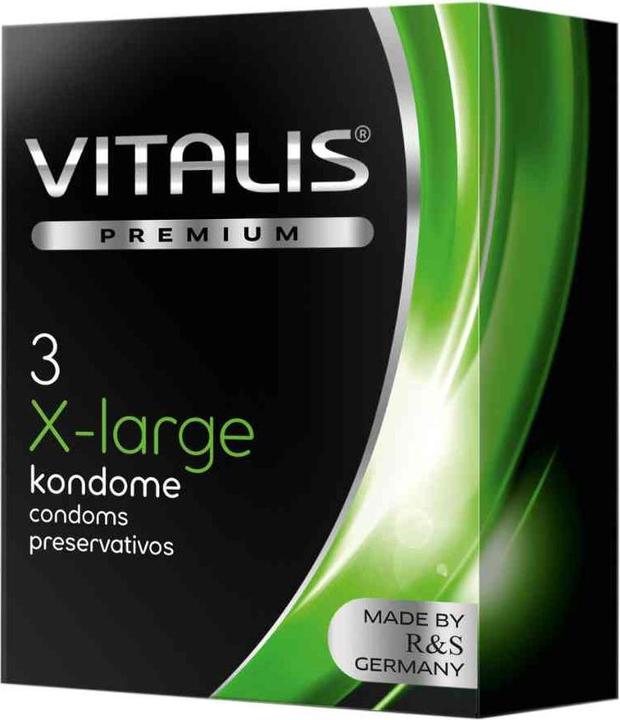 Actual product image Vitalis PREMIUM "X-Large" 3 extra long condoms with a little more girth (3 pcs.)