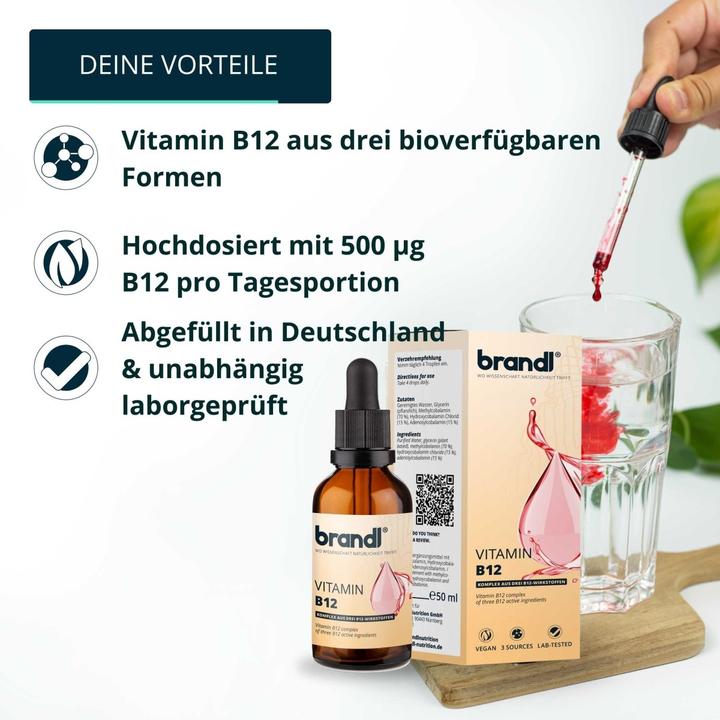 Produktbild Brandl Vitamin B12 Vegan (1 Stück, Tropfen, 50 g)