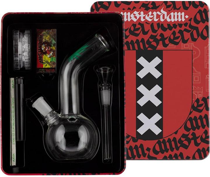 Image du produit G-Rollz Leaf Bong giftset with 1 x bang - 1 x grinder - 1 x lighter - 5 x screen