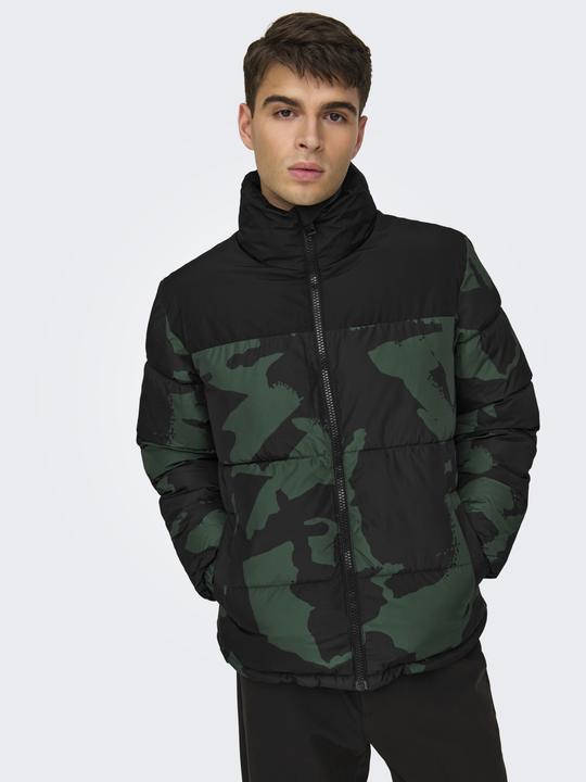 Image du produit Only & Sons Col montant Poignets élastiques Veste Doudoune (L)