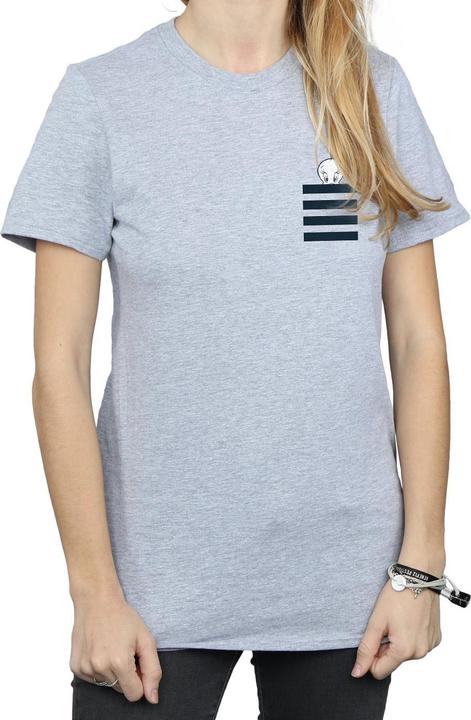 Produktbild Looney Tunes Tweety Pie Striped Faux Pocket TShirt (XXL)