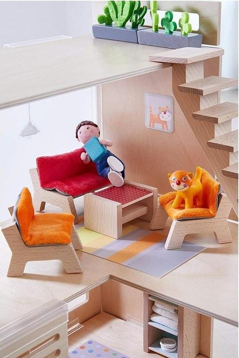 Immagine prodotto Haba Piccoli Amici - Casa delle Bambole Mobili Soggiorno