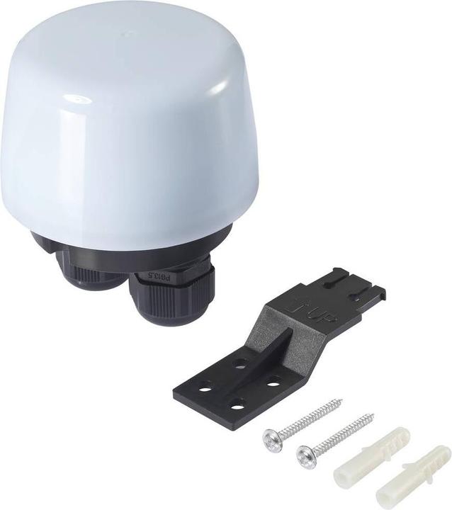 Produktbild Sygonix SY-5836544 Dämmerungsschalter Weiss, Schwarz 230 V/AC 1 Schliesser