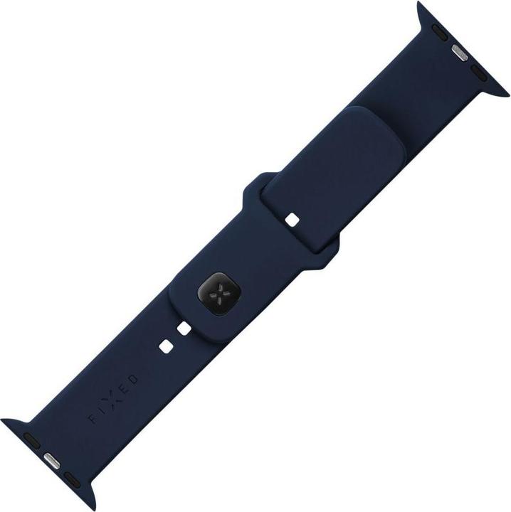 Produktbild Fixed Silikonarmband für Apple Watch 42/44/45 mm, blau