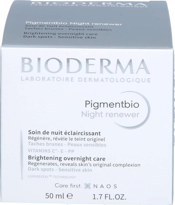 Valeurs nutritives et ingrédients Bioderma Pigmentbio Night Renewer (50 ml, Crème de nuit)