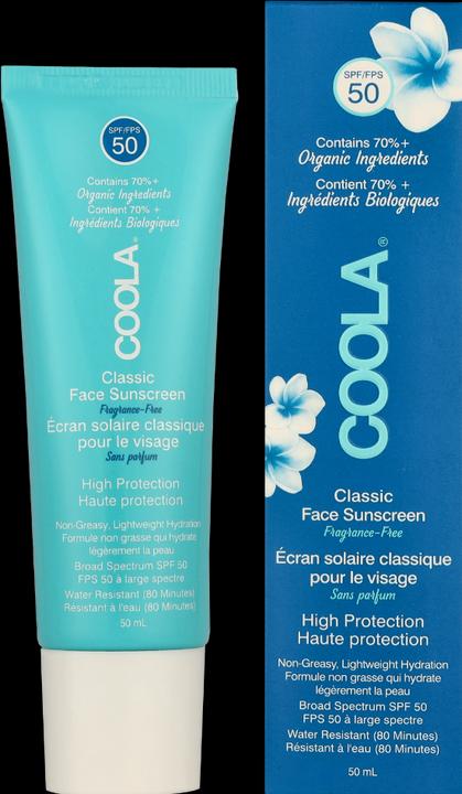 Actual product image Coola Suncare Classic Lotion Fragrance Free (Sun cream face, SPF 50, 50 ml, 50 g)