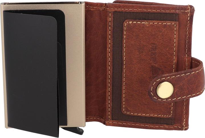 Produktbild Greenburry Vintage Geldbörse RFID Schutz Leder 10 cm