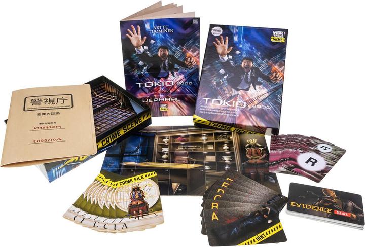 Actual product image Selecta Spielzeug Board game "Crime Scene Tokyo". (Dutch)