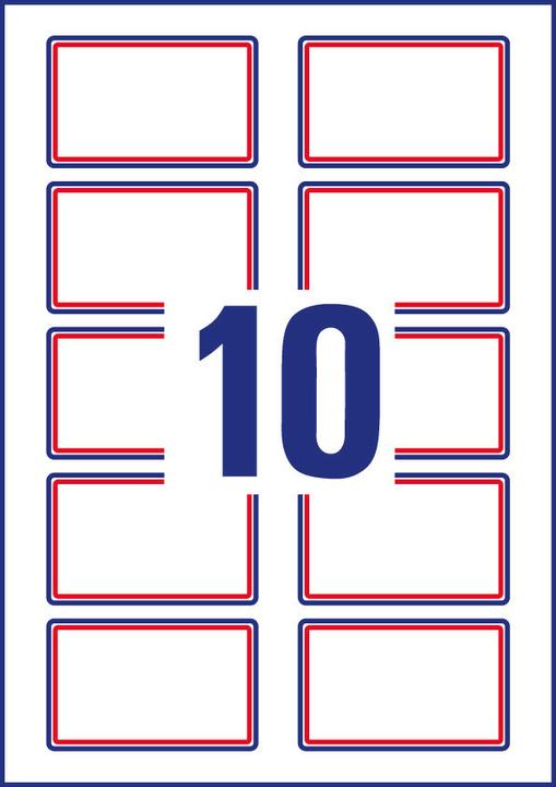 Actual product image Avery Name labels