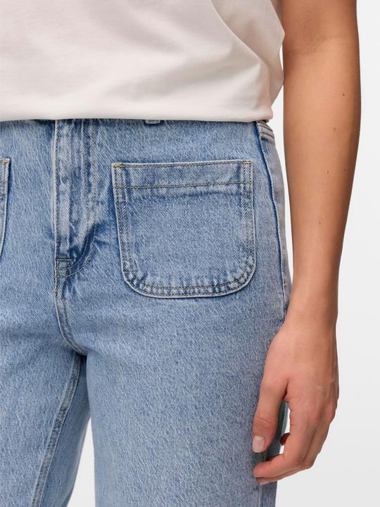 Actual product image Vero Moda VMTESSA Hohe Taille Weiter Beinschnitt Jeans Weit geschnitten (W30/L34)