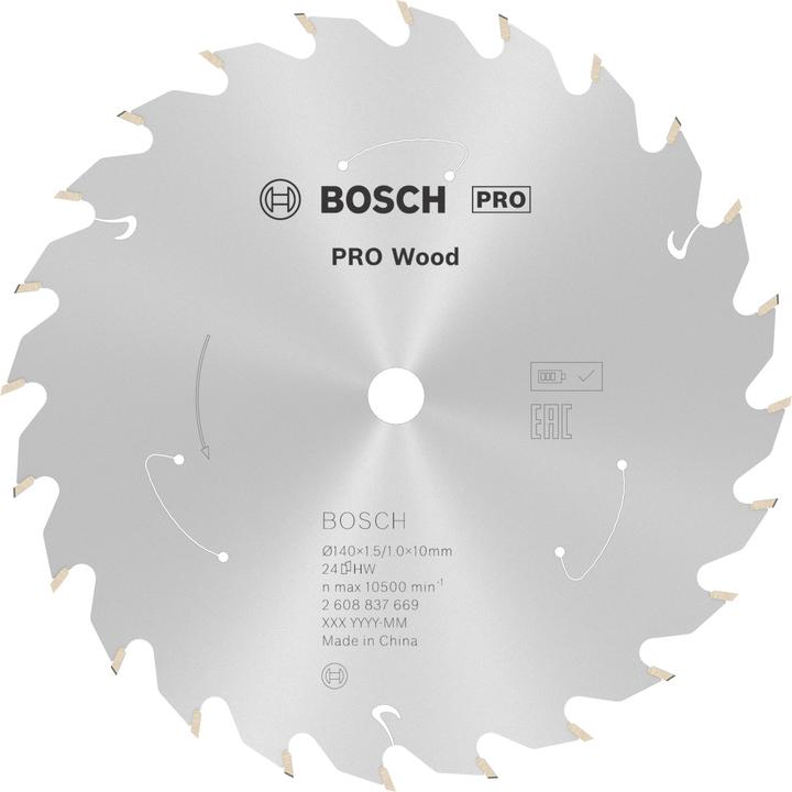 Productafbeelding Bosch Professional Zubehör 2 608 837 669 Cirkelzaagblad (e)