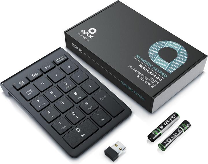 Immagine prodotto Aplic Wireless Numpad (DE, Senza fili)