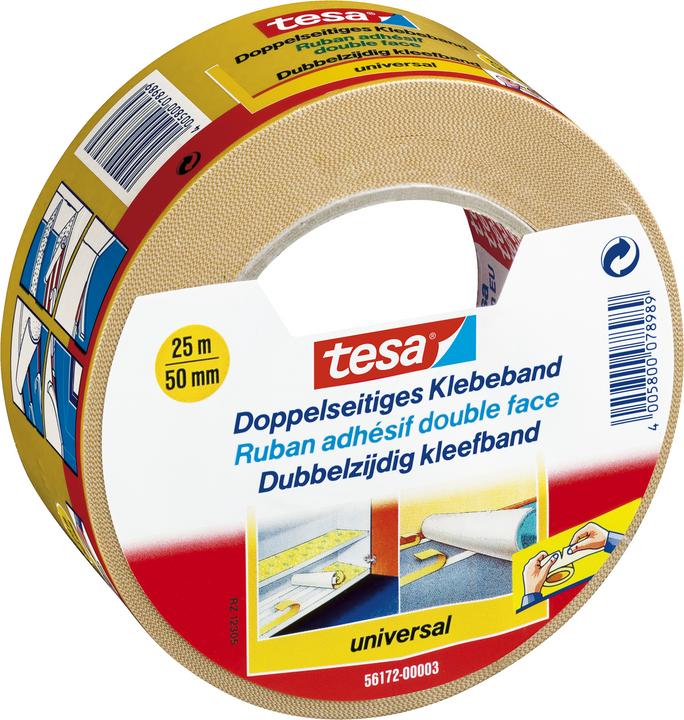 Produktbild tesa Doppelseitiges Klebeband UNIVERSAL (50 mm)