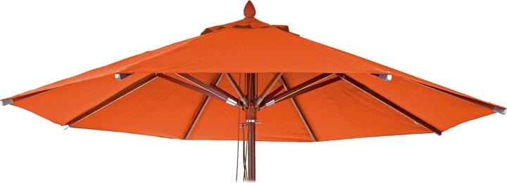 Produktbild Mendler Bezug für Gastronomie Holz-Sonnenschirm, Sonnenschirmbezug Ersatzbezug, rund Ø4m Polyester 3kg - ter (4 m)