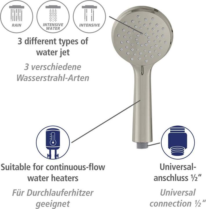 Actual product image Wenko Shower set Young Line (3 Beam types)