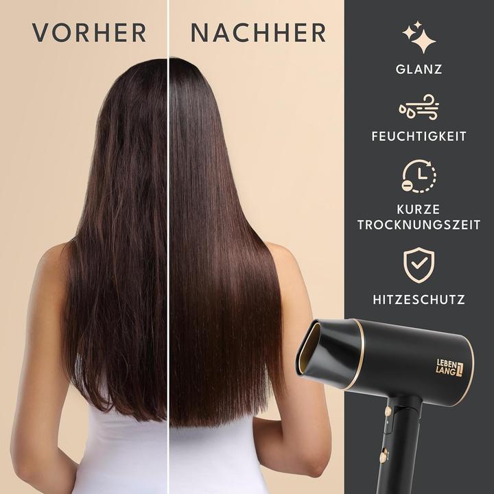 Actual product image Lebenlang Ionen-Haartrockner