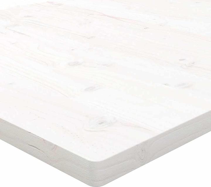 Produktbild VidaXL Schreibtischplatte Weiss 110x60x2,5 cm Massivholz Kiefer (110 x 60 x 2.5 cm)