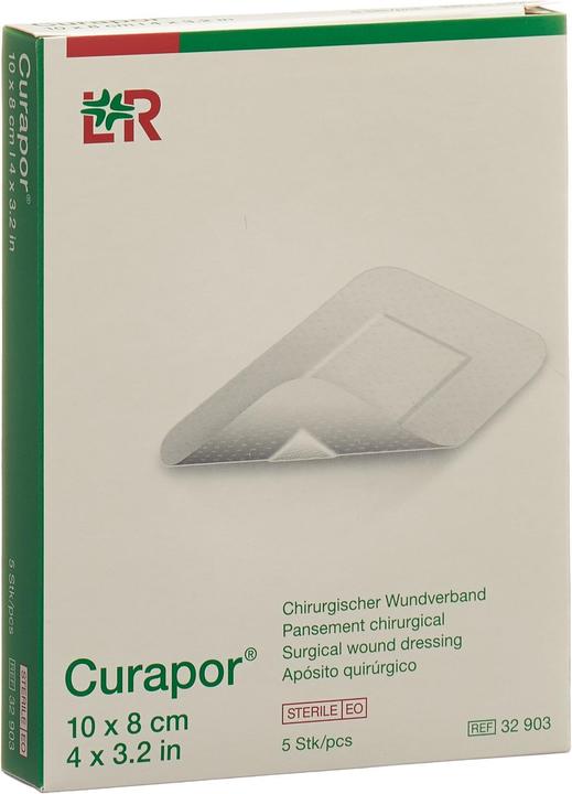Produktbild Curapor Chirurgisch Wundverband 10x8cm steril (5 x)