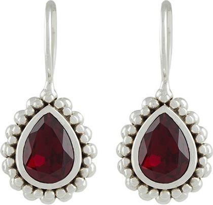 Produktbild Steinkult Ohrringe "Amber petite" (Kristallstein, Messing, 925 Sterling Silber versilbert)