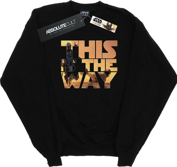 Produktbild Star Wars The Mandalorian The Way Poster Text Sweatshirt (5XL)