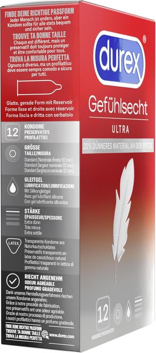 Produktbild Durex Gefühlsecht Ultra (12 Stk.)