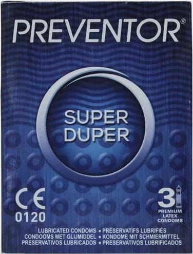 Actual product image Preventor Super Duper 3 Premium Latex-Kondome