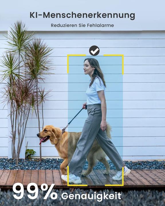 Image du produit IeGeek 2er Set Solar-Überwachungskamera