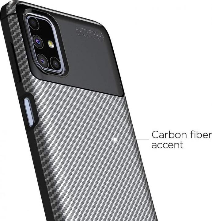 Image du produit Screenguard Samsung Galaxy M51 Housse Design en carbone TPU Case (Samsung Galaxy M51)