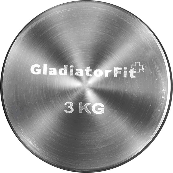 Produktbild Gladiatorfit Chromhantel (2 x 3 kg)