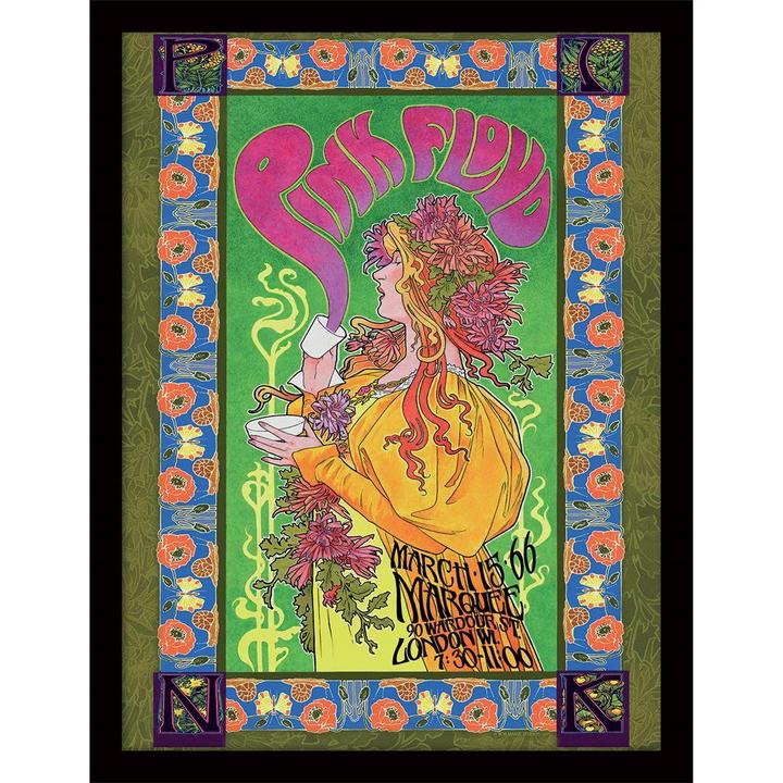 Image du produit Pink Floyd - Poster encadré '66 (40 x 30 cm)