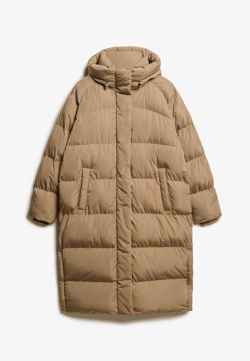 Actual product image Superdry LONGLINE HOODED PUFFER JACKET Dames Jas - Maat XL (16)