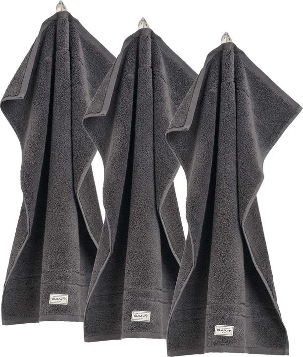 GANT PREMIUM TOWEL 30X50 - 3-PACK (30 x 50 cm)