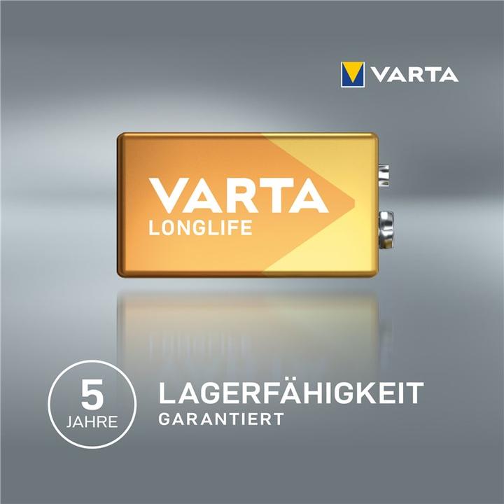 Produktbild Varta Longlife (1 Stk., 9V Block, 565 mAh)