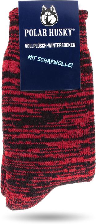 Actual product image Polar Husky Farbige Vollplüsch-Socken mit Wolle (Single pack, 47 - 50)