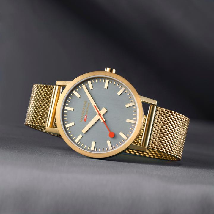 Image du produit Mondaine Classic - Inspiré par la nature - IP Gold (Montre analogique, 40 mm)