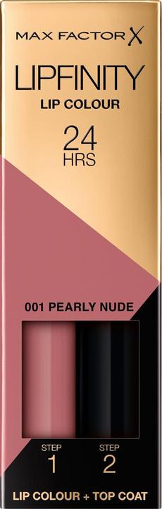 Actual product image Max Factor Lipfinity Lip Colour 4.2g - 001 Pearly Nude (001 Pearly Nude)