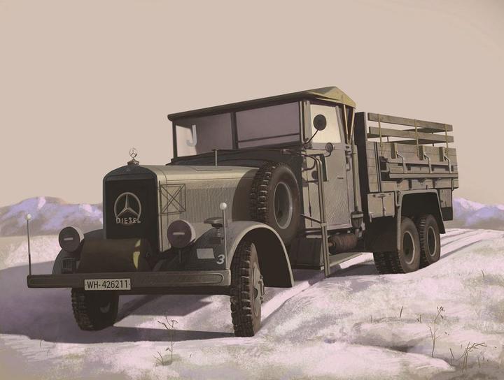 Immagine prodotto ICM Tipo LG3000, camion dell'esercito tedesco della seconda guerra mondiale